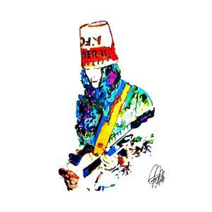 Buckethead Guitar Rock Metal Music Poster Print Wall Art 11x17
